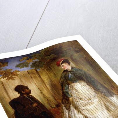 Too Close for Comfort, 1869 by Jerry Barrett