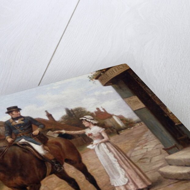 Collecting the Post by George Goodwin Kilburne