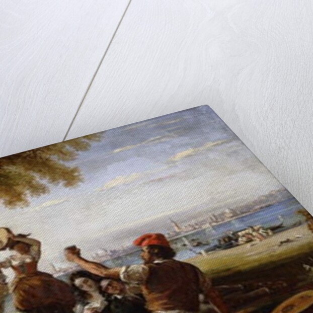 A Fiesta Scene, on the Lido, near Venice, 1848 by Robert McInnes