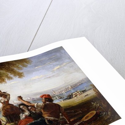 A Fiesta Scene, on the Lido, near Venice, 1848 by Robert McInnes