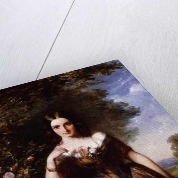 Portrait of Mrs. J. Hardcastle, nee Anne Capper, 1846 by Abraham Solomon