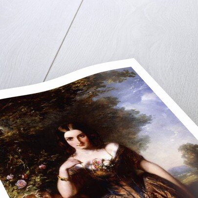 Portrait of Mrs. J. Hardcastle, nee Anne Capper, 1846 by Abraham Solomon