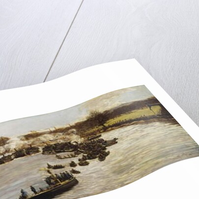 The Oxford and Cambridge Boat Race, 1879, 1880 by James Macbeth