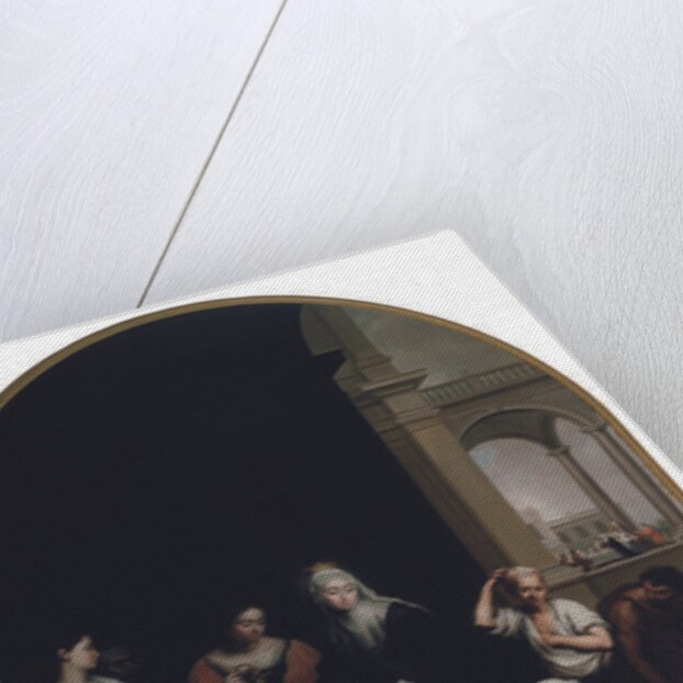 The Charity of Saint Isabel of Hungary, after Murillo by Francisco Augustin y Grande