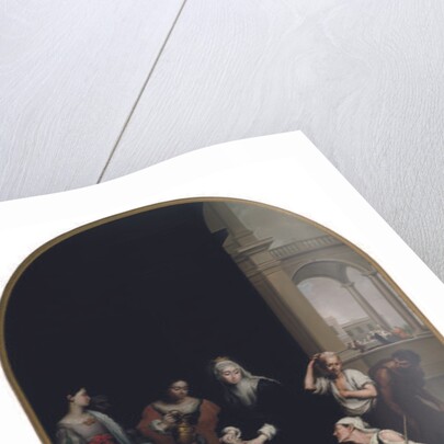 The Charity of Saint Isabel of Hungary, after Murillo by Francisco Augustin y Grande