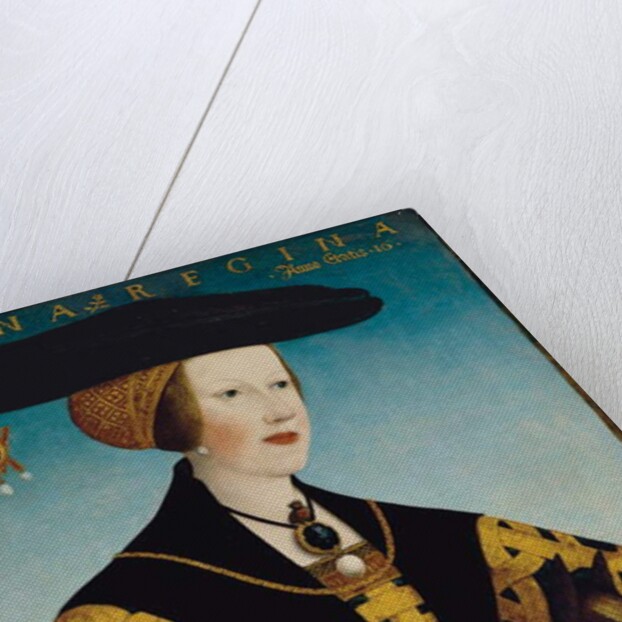 Portrait of Queen Anne of Hungary by Hans or Johan Maler