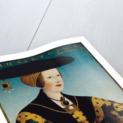 Portrait of Queen Anne of Hungary by Hans or Johan Maler