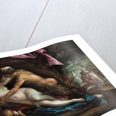 Pan and Selene by Johann or Hans von Aachen