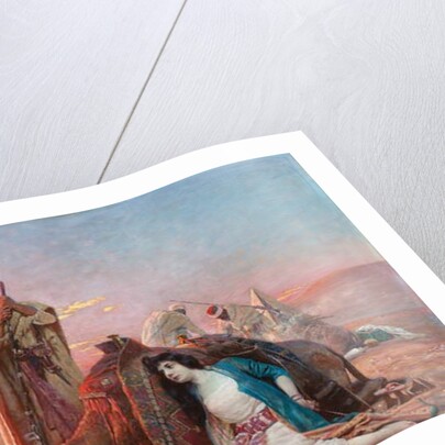 A Rest in the Desert, 1903 by Otto Pilny