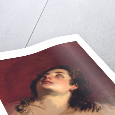 Study of a head of a woman by Friedrich von Amerling