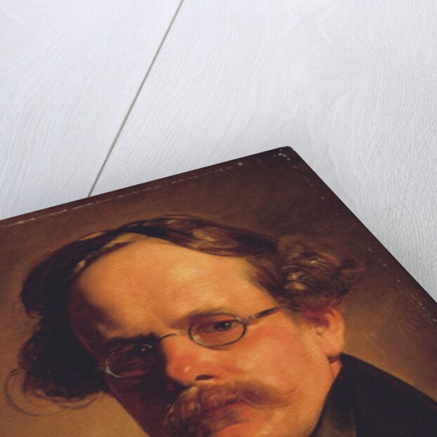 Portrait of the engraver Franz Xaver Stober, 1837 by Friedrich von Amerling