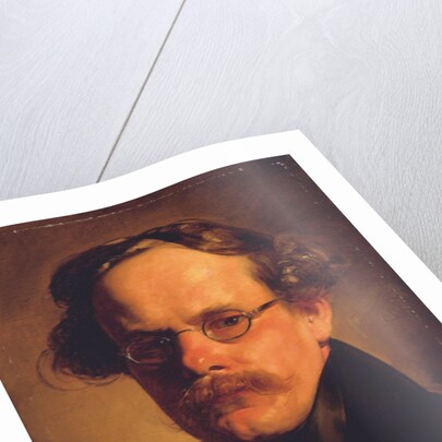 Portrait of the engraver Franz Xaver Stober, 1837 by Friedrich von Amerling