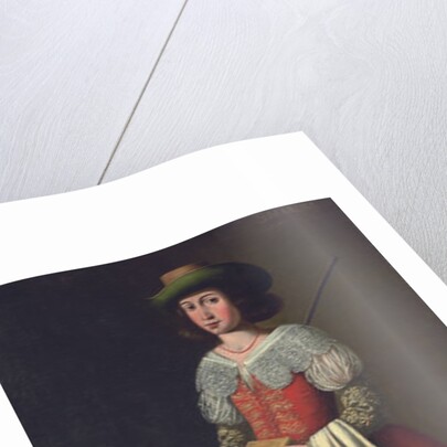 Saint Margaret of Antioch as a Shepherdess by Ignacio de Ries