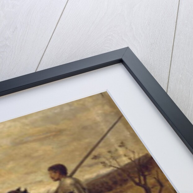 Knights before a wayside shrine by English School