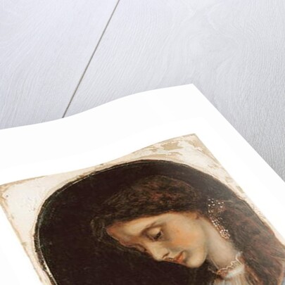 Elaine with the Armour of Lancelot, 1870 by Arthur Hughes