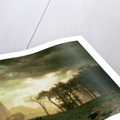 Passing Storm in Yosemite, 1865 by Albert Bierstadt