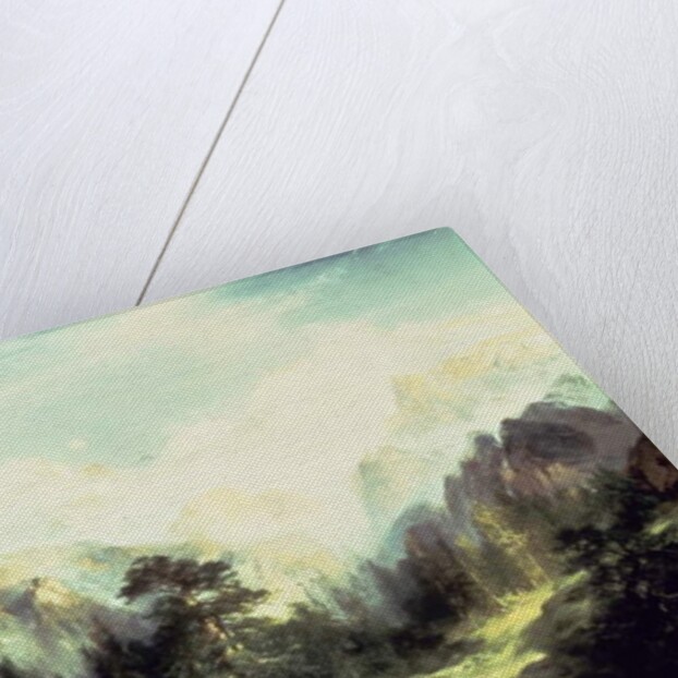 In the Teton Range, 1899 by Thomas Moran