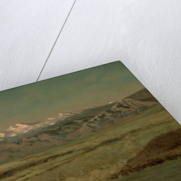 The Grand Tetons, Wyoming by Albert Bierstadt