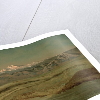 The Grand Tetons, Wyoming by Albert Bierstadt