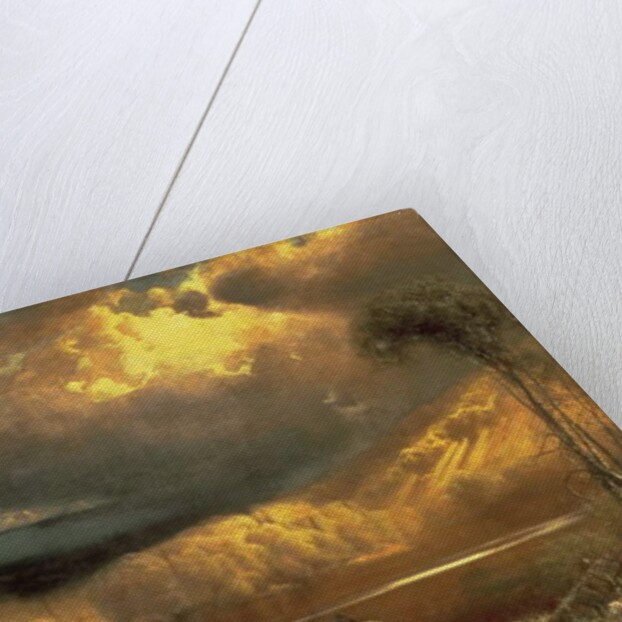 Stormy Skies above Echo Lake, White Mountains by James Fairman