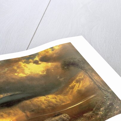 Stormy Skies above Echo Lake, White Mountains by James Fairman