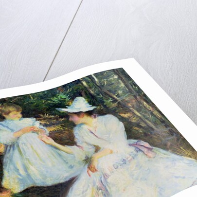 Mother and Child in Pine Woods, c.1893 by Edmund Charles Tarbell