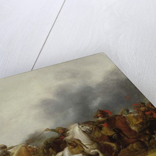 A cavalry skirmish, 1634 by Palamedes Palamedesz