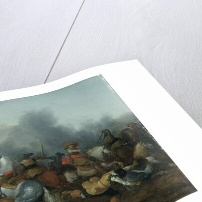 A cavalry skirmish, 1632 by Palamedes Palamedesz