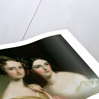 Portrait of Ellen and Mary McIlvaine, 1834 by Thomas Sully