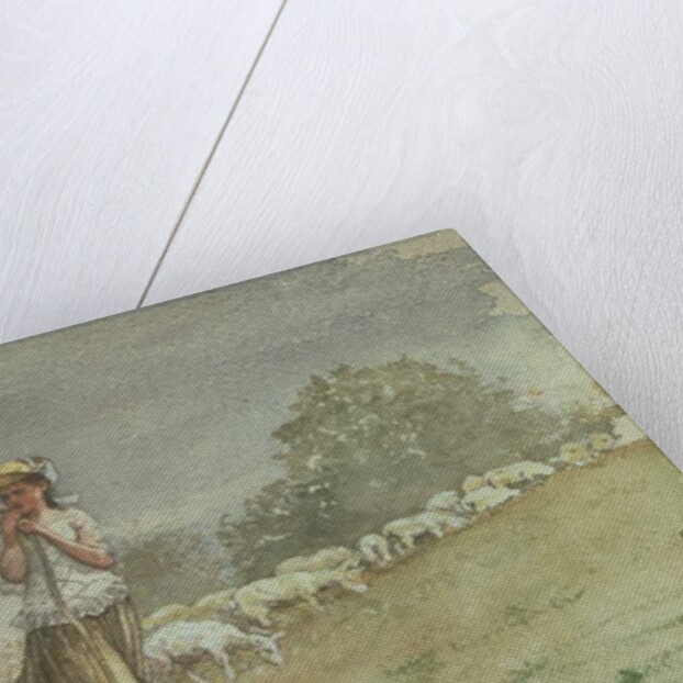 Tending Sheep, Houghton Farm, c.1878-79 by Winslow Homer