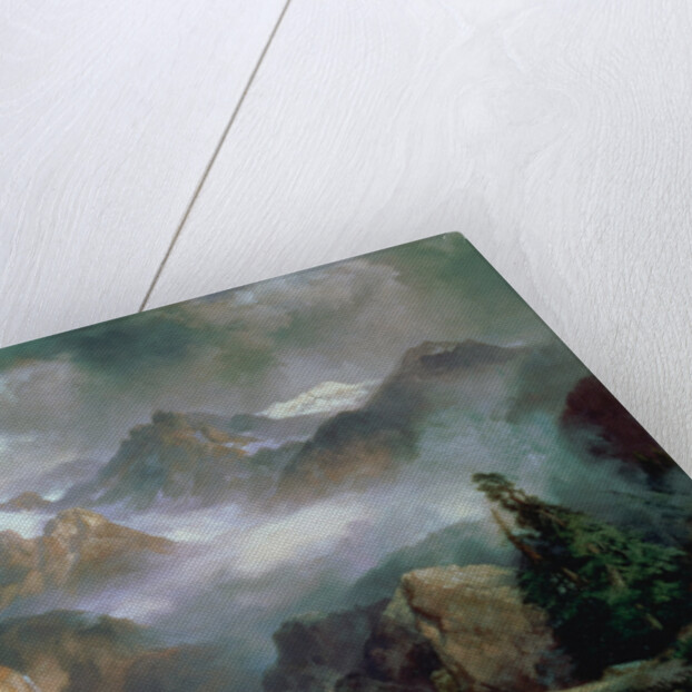 Index Peak, Yellowstone National Park, 1914 by Thomas Moran