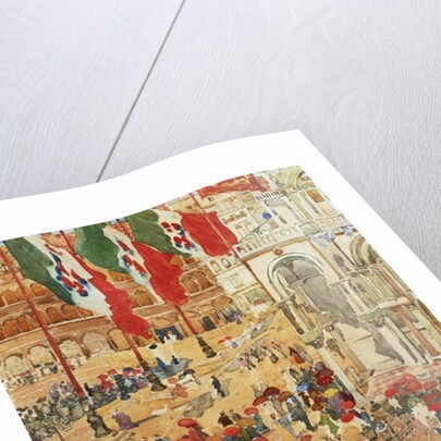 The Piazza of St. Marks, Venice by Maurice Brazil Prendergast