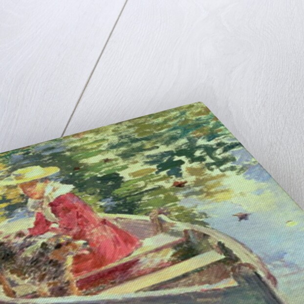 Miss Motes and her Dog Shep, 1893 by Theodore Robinson