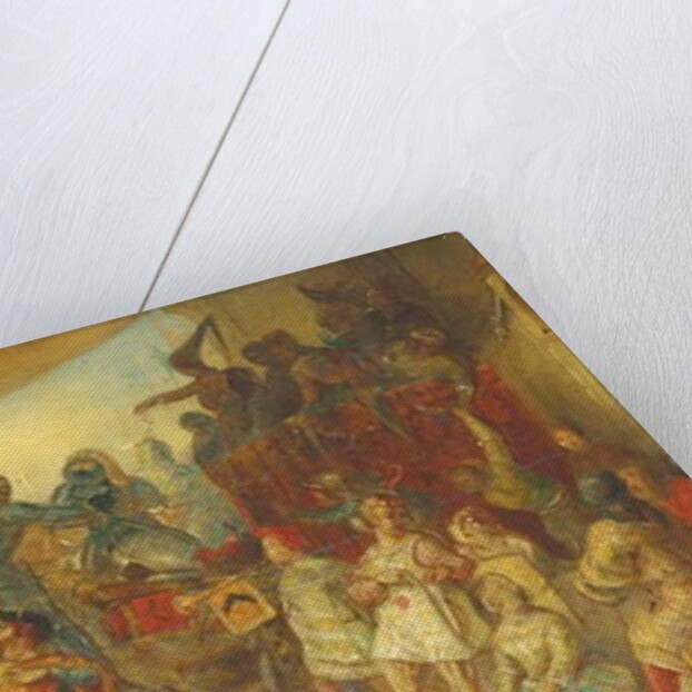 Knights preparing for a tournament by John Everett (circle of) Millais