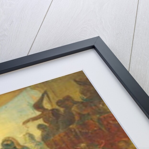 Knights preparing for a tournament by John Everett (circle of) Millais