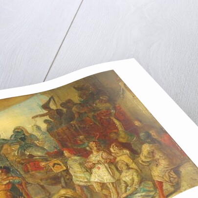 Knights preparing for a tournament by John Everett (circle of) Millais