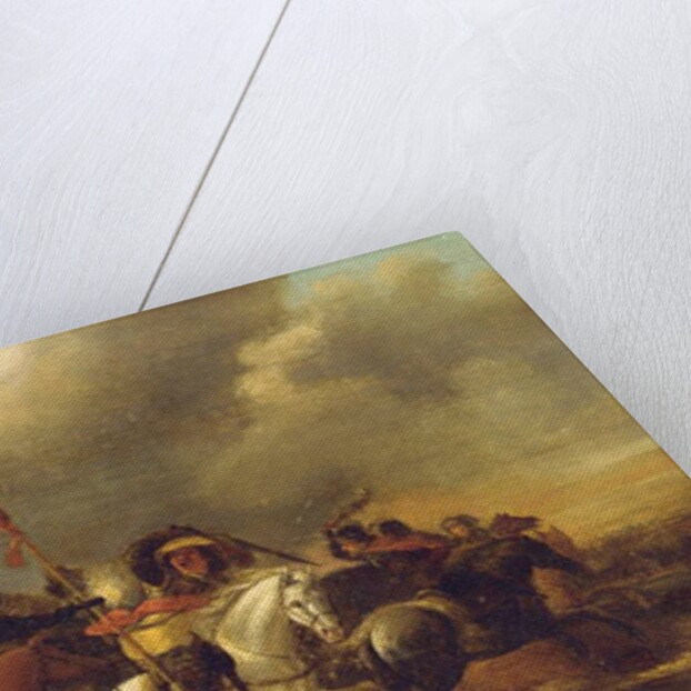 A cavalry engagement by Palamedes Palamedesz