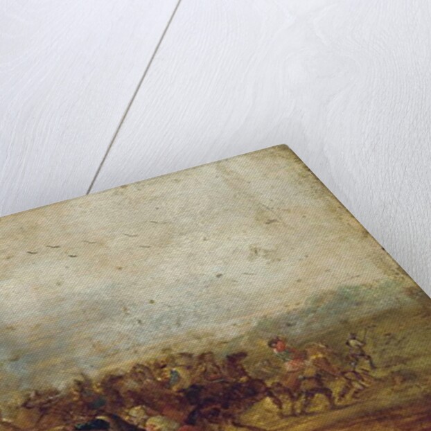 A cavalry engagement by Palamedes Palamedesz