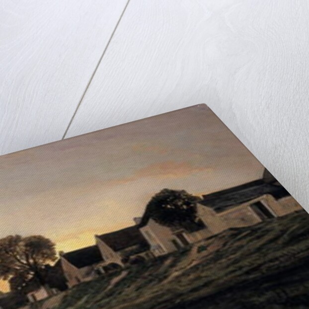 A village near Bonnieres, 1861 by Charles Francois Daubigny