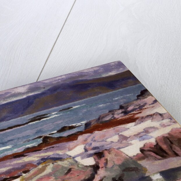 Sound of Iona, the Burg from the north shore by Francis Campbell Boileau Cadell