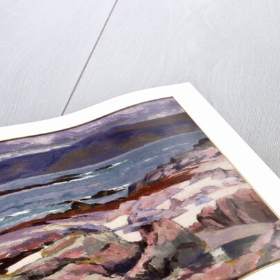 Sound of Iona, the Burg from the north shore by Francis Campbell Boileau Cadell