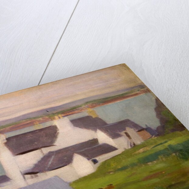 The Artist's Studio, Iona, from St. Columba Hotel by Francis Campbell Boileau Cadell