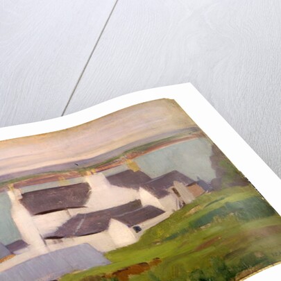 The Artist's Studio, Iona, from St. Columba Hotel by Francis Campbell Boileau Cadell