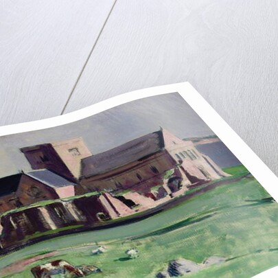 Iona Abbey from the northwest by Francis Campbell Boileau Cadell