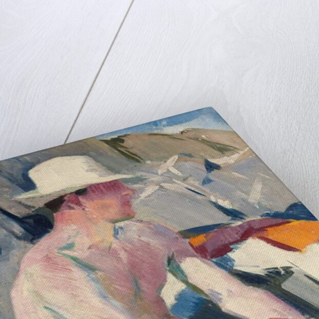 Bather in a white hat by Francis Campbell Boileau Cadell