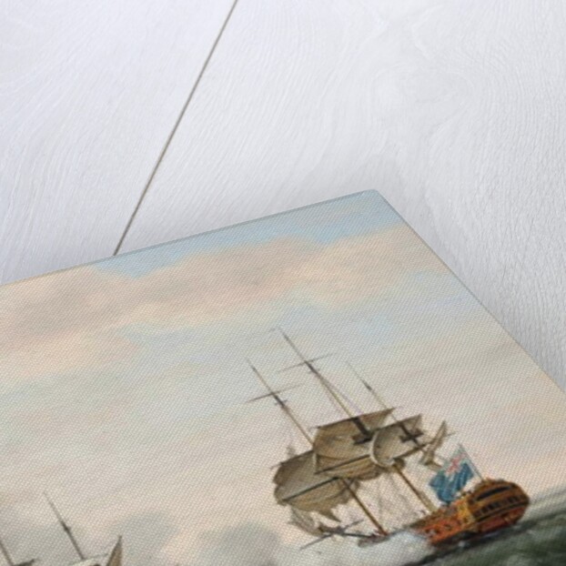 The East India Company's ship Bridgewater successfully defending her cargo from an attack by Francis Holman