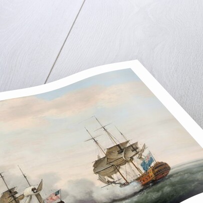 The East India Company's ship Bridgewater successfully defending her cargo from an attack by Francis Holman