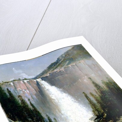 Bridal Veil Falls, Yosemite by Thomas Hill