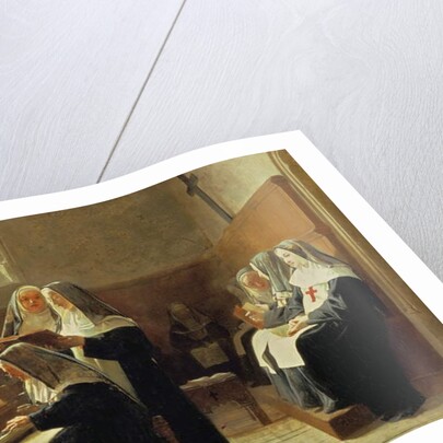 The Convent Choir, 1865 by Jean or Jehan Georges Vibert