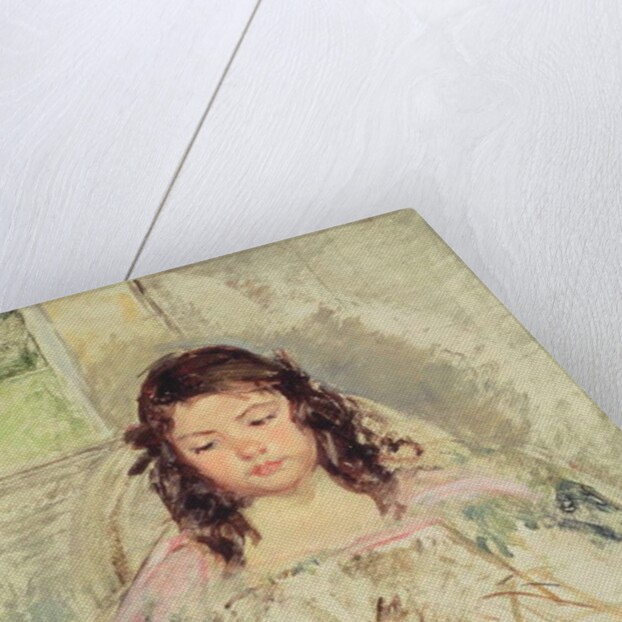 Sketch for 'Francoise in a Round-Backed Chair, Reading' or 'A Girl in Pink' c.1908 by Mary Stevenson Cassatt